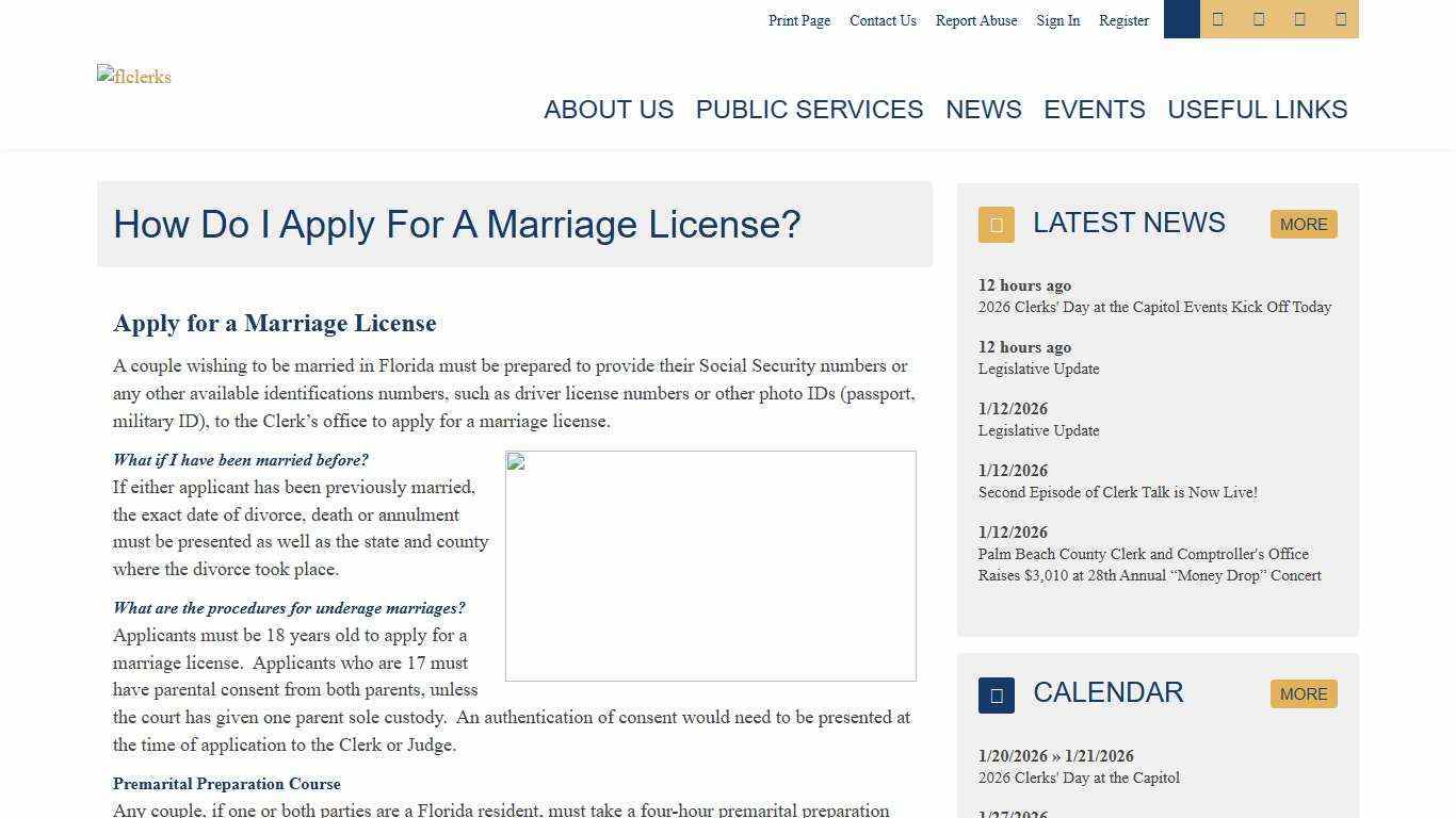 How Do I Apply For A Marriage License? - Florida Court Clerks & Comptrollers